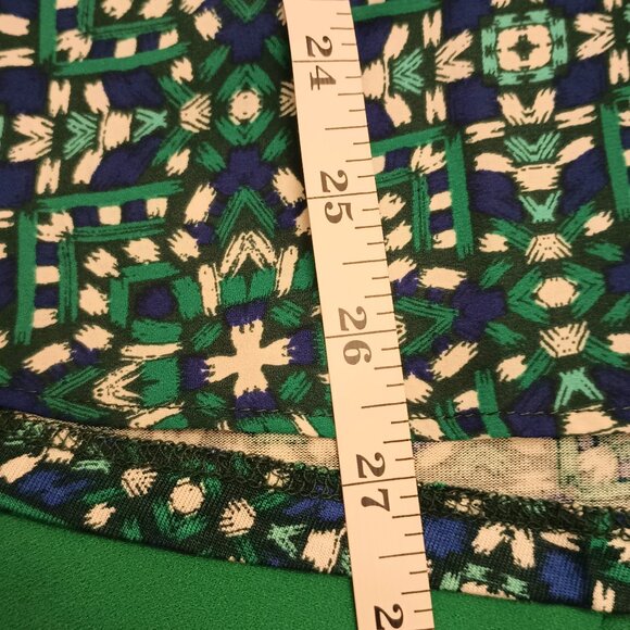 Loft Size XL Blue and Green Top (NWT) - Picture 6 of 12